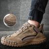Zapatos de Seguridad para Hombre para Trabajo Indestructibles Resistentes al Desgaste Zapatillas de Trabajo Plantilla de Kevlar Puntera de Acero Protectora Botas de Seguridad