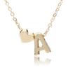 Women Fashion Simple Design Heart Shape 26 Letter Pendant Necklace Jewelry