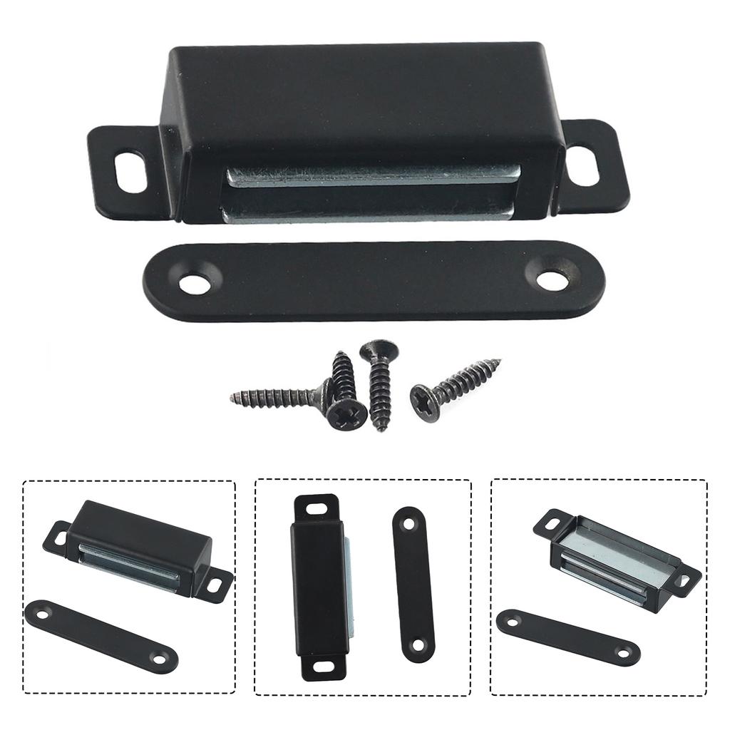 40kg Catenaccio Magnetico per Porta Ferramenta Catenaccio Nero per Porta