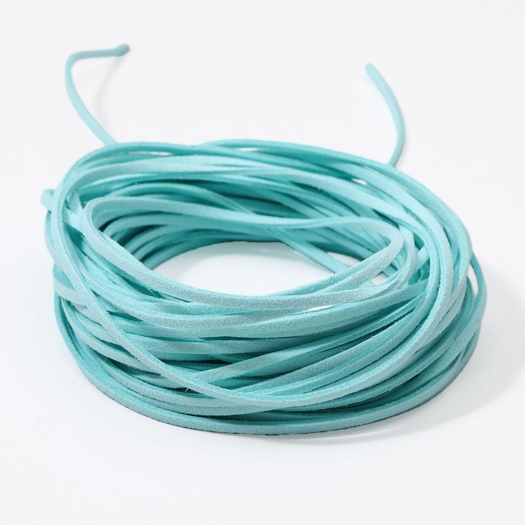Korean suede rope for DIY jewelry making, 3mm braided wire for bracelets and necklaces. Add a touch of handmade to your accessories!
