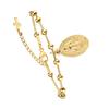 Rosary Cross Beaded Bracelet Snake Chain Bracelet Vintage Minimalist Charm Bracelet Suitable for Fashion Women Present