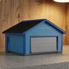 1/64 Garage Diorama Rollup Door Miniature Model Pitched Roof Yellow Brown