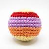 Handmade Knitted Footbag Sack, Outdoor Play Multicolored Crochet Bag Woven Kickball Toy, Colorful Juggling Balls for Kids, Adults,