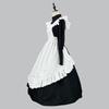 New British Black & White Lolita Plus Size Maid Cosplay Costume