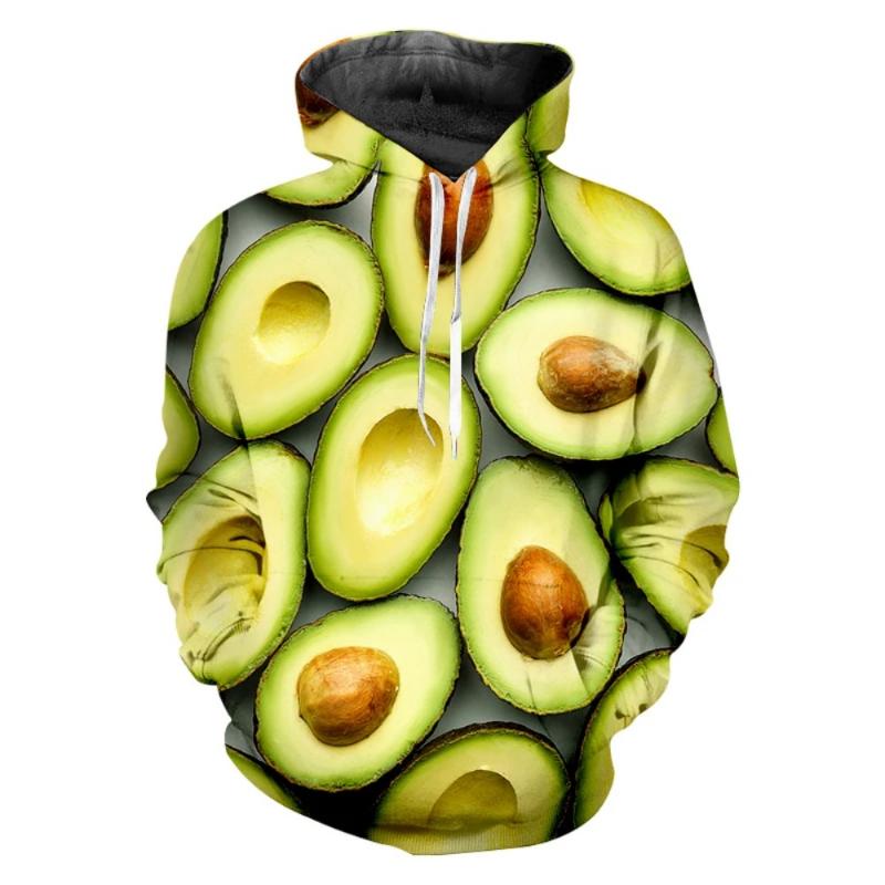Wassermelonen-Hoodies Kiwi-Frucht 3D-Druck Herren Damen Streetwear 2025 Kapuzen-Sweatshirts Gurken-Pullover Herren-Oberteile Unisex-Kleidung