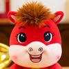 Cartoon Plush Chinese Horse Mascot Stuffed Animal 20cm Plush Doll Plush Stuffed Animal Toy Festival Decoration