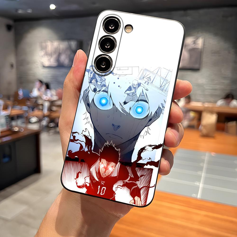 Blue Lock Anime Phone Case For Samsung S23 Ultra S24 S22 S20 Fe S21 Plus Galaxy A54 A34 A24 A53 A13 A16 Back Cover
