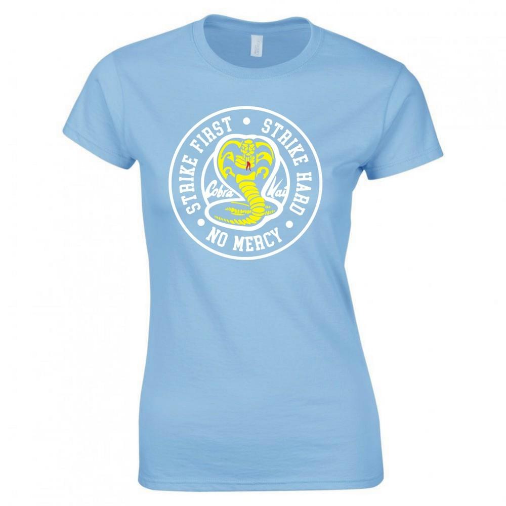 Inspired By Karate Kid Cobra Kai Ladies Skinny Fit TShirt S