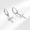 Minimalist Personalized Cross Stud Earrings For Women Fashionable Trendy Jewelry Elegant Daily Wear Accessories