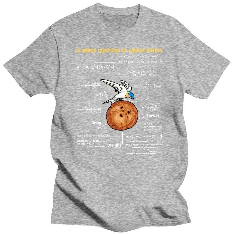 Mens TShirts A Simple Question Math Teacher Creative Monty Python Cotton T Shirt Unisex Tshirt Fitness Tees Tops Clothing