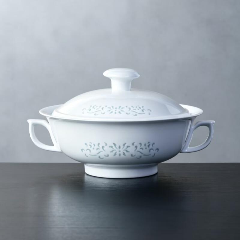 Jingdezhen Underglaze Ceramic Soup Pot