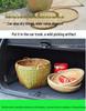 Zhuang Large Bamboo Woven Multi-Use Basket: Rice Washing, Grain Storage, Winnowing, Fruit Display, Event Decor