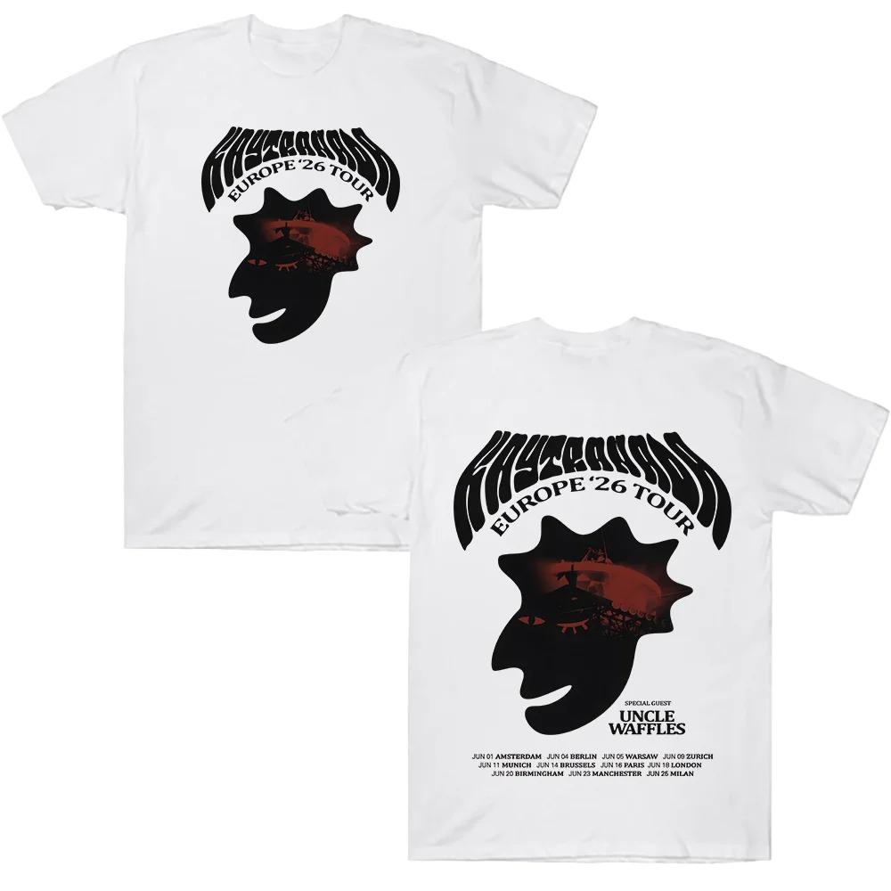

High Quality Cotton New Versatile Tees Kaytranada Europe 26 Tour T-shirts Women Unisex O-neck Summer Casual Shirt Oversized T Shirt S