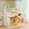 Large Capacity Stuffed Toy Storage Box PVC Plush Toy Storage Bag Doll Organizing Bag  Children