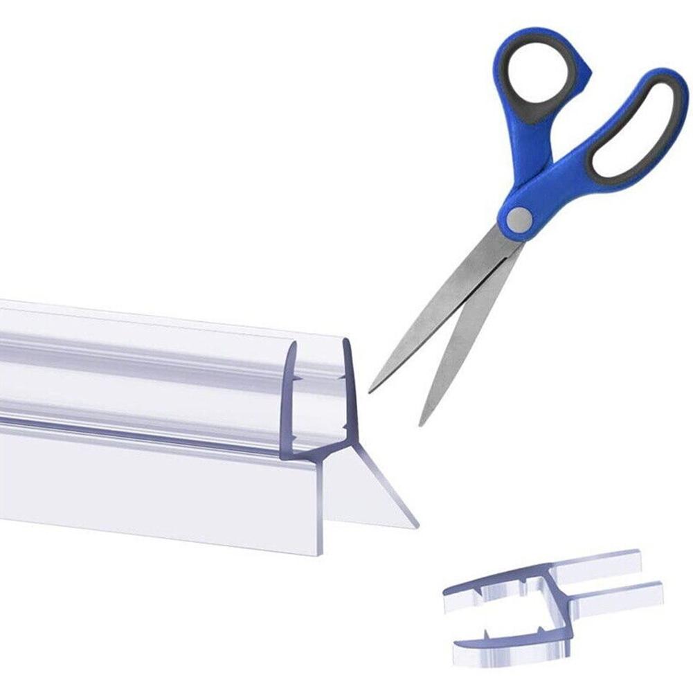 2 Stück Duschwanddichtung Bad Duschstreifen Dichtung Oder Trennwände Türen 4-6mm Glasdichtungen Fugen Heimwerker