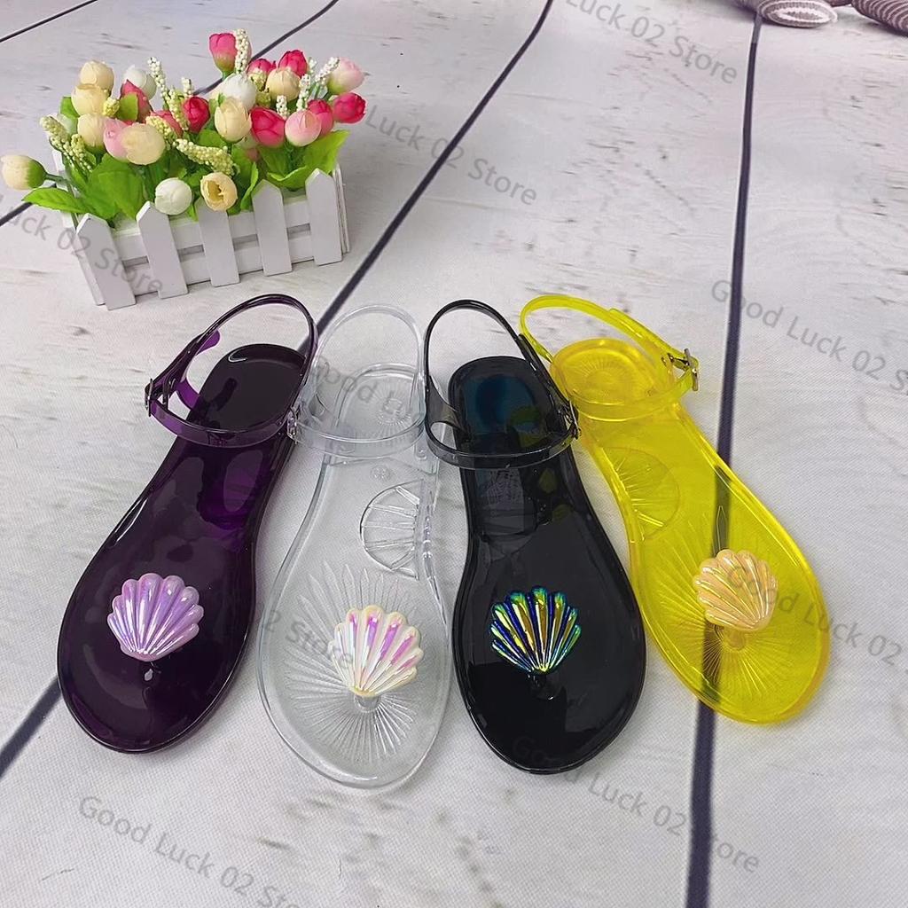 Fashion Beach Sandal Woman Luxury Large Size Shoes Lady 2025 Summer Heels Suit Female Beige Big New Comfort Fashion Girls Black Low Scan