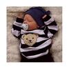 (full body silicone-boy) Npk 46cm Reborn Newborn Baby Darren Toy Lifelike Real Soft Touch_usmddsa