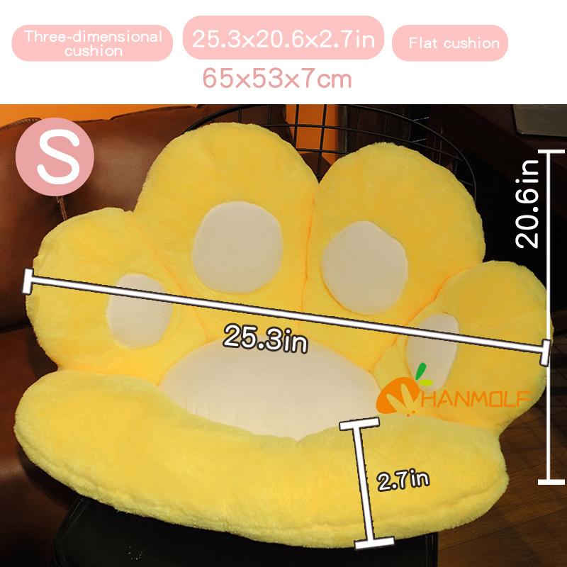 Cat'S Paw Plush Pillow Stuffed Fluffy Chair Sofa Cartoon Animal Seat Cushion Indoor Floor Decoration For Cats Dogs Present