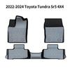 TPE All-Weather Odorless Floor Mats for 2022-2024 Toyota Tundra SR5 4x4