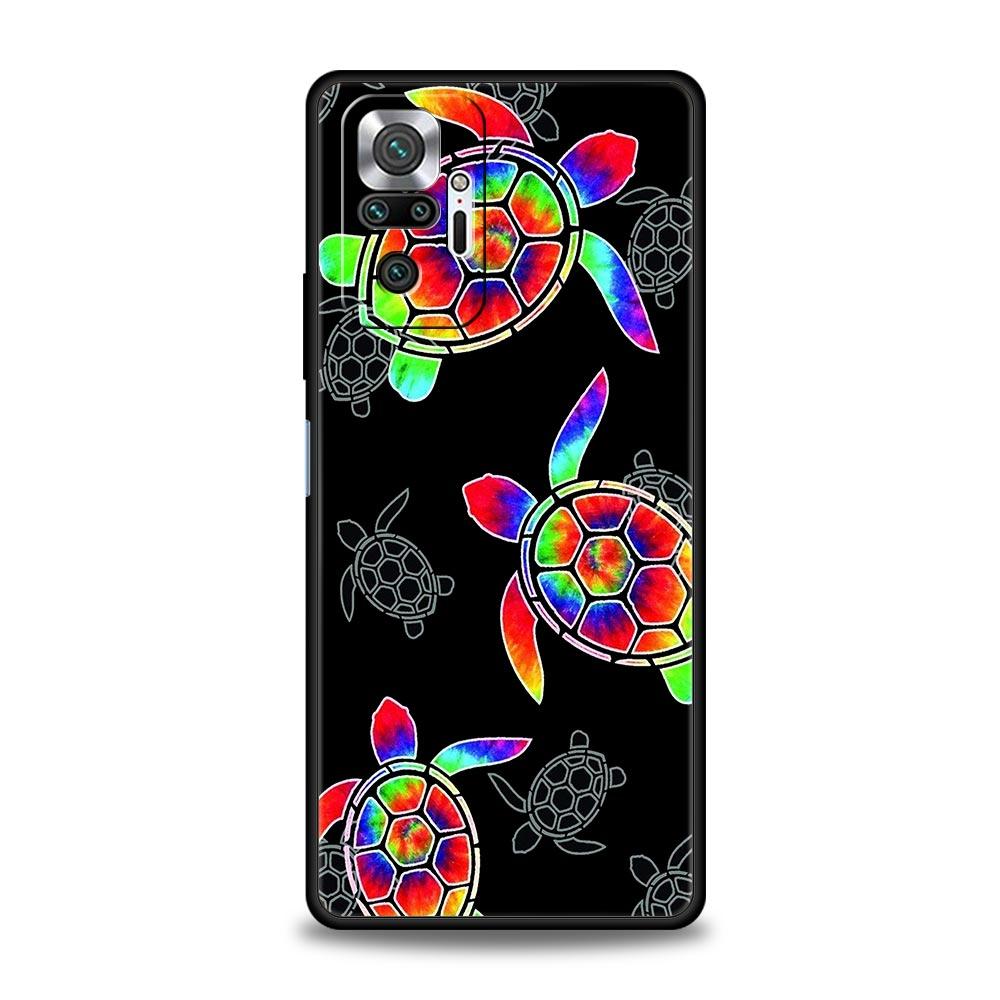lovely Cartoon sea turtle ocean blue Case For Xiaomi Redmi Note 13 12 5G 11 10 Pro Plus 4G 9S 9 8 7 9T 13C 12C 10C 9C 9A Cover