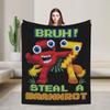 Funny Six Seven 6 7 Meme Flannel Blanket Winter Super Warm Bedding Throws Students Couch Bed Pattern Bedspread Sofa Bed Cover