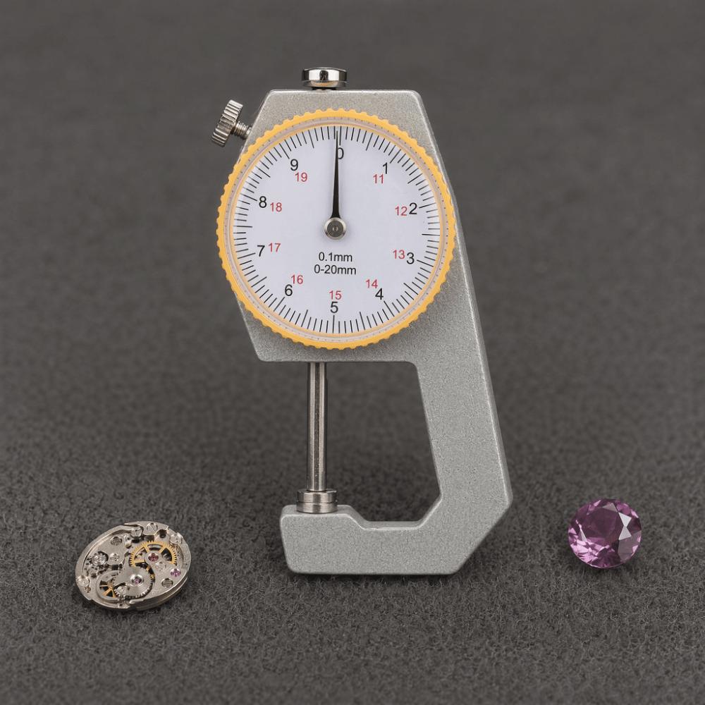 0-20mm Range Thickness Gauge Portable Design Metal Gauge Tool Thickness Measuring Tool  For Jewelry
