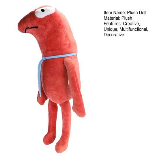 Smiling Friends Alan Plüschtier Weiche Kuschelpuppe für Fans Sammlerstück Cartoon-Figur Dekoration für Bett Schreibtisch Büro