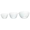 HARIO Katakuchi Bowl Heat-Resistant Glass 3-Piece Set Multi Clear Made Japan KB-1318