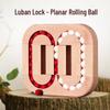 Children's Wooden Marble Maze Unlocking Puzzle Toy