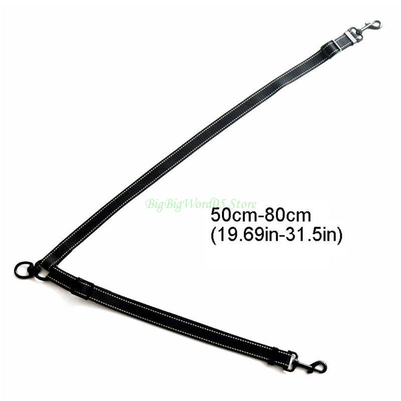 24TE Dual Adjustable Dog Leash for Small And Big Dog Traction Rope Harnesses