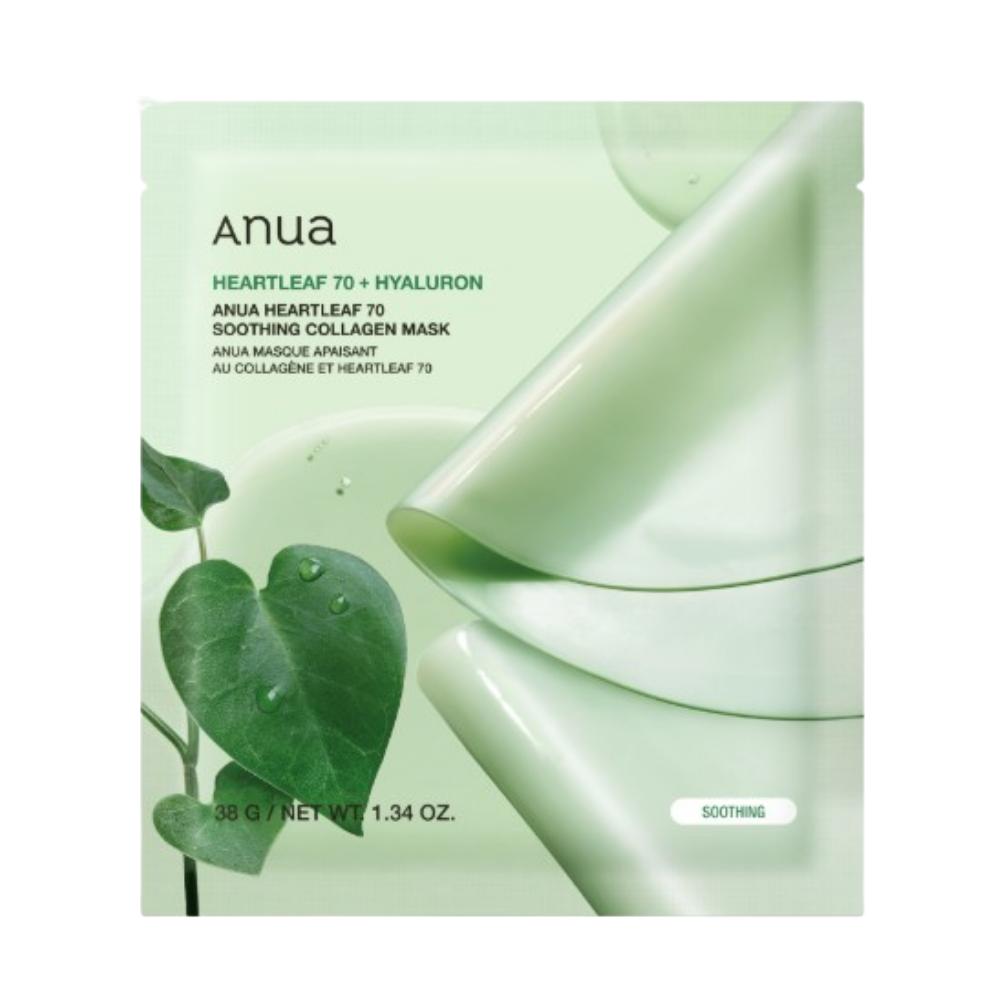 Anua Heartleaf 70 Soothing Collagen Mask Sheet 4ea