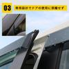 YORKNEIC Side Visors for Daihatsu Atrai Door and Window Visors with Strong Mud Sun and Rain Custom Smoke Exterior Set of 2 S700V/S710V (2021-Present