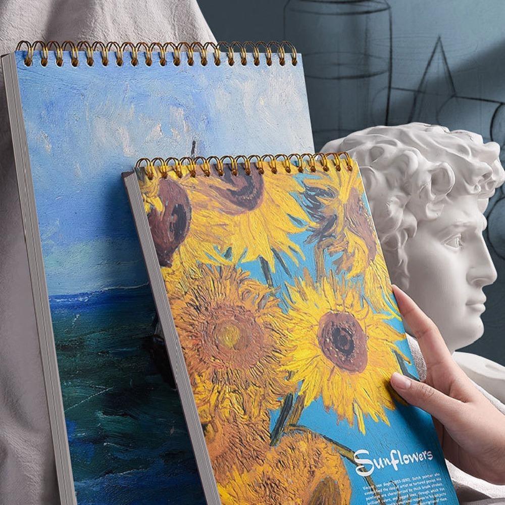 

Супер толстый блокнот для рисования, пустой дневник, гладкий письменный винтажный блокнот для рисования