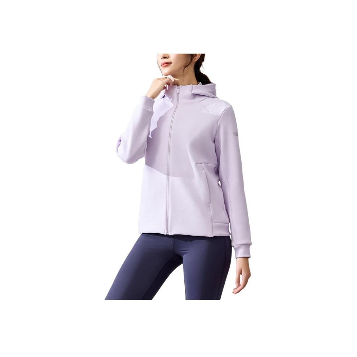 

Anta Knitted Sports Warm Jacket Women Jackets Peach-Purple 162447717N-1 S