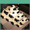 Cute Plush Cow Pillow Toy For Girls To Sleep On Bed