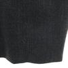 Chanel Midi Length Tight Skirt Charcoal Gray Women Used
