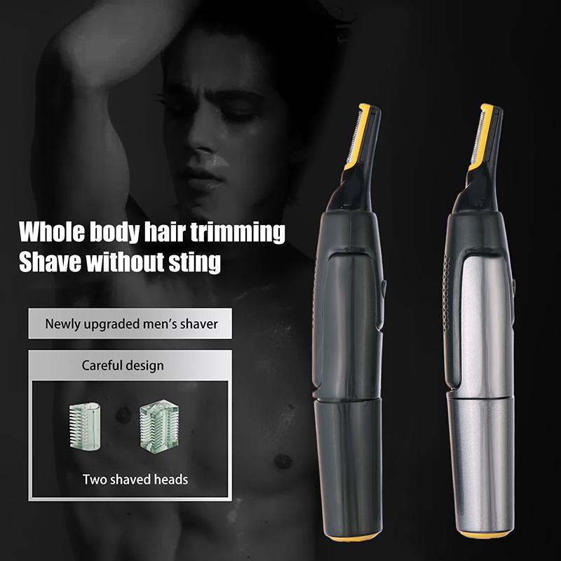 Ultra Thin Precision Trimmer Electric Nose Hair Trimmer Mini Portable Ear Trimmer For Men Nose Hair Shaver Waterproof Safe Clean