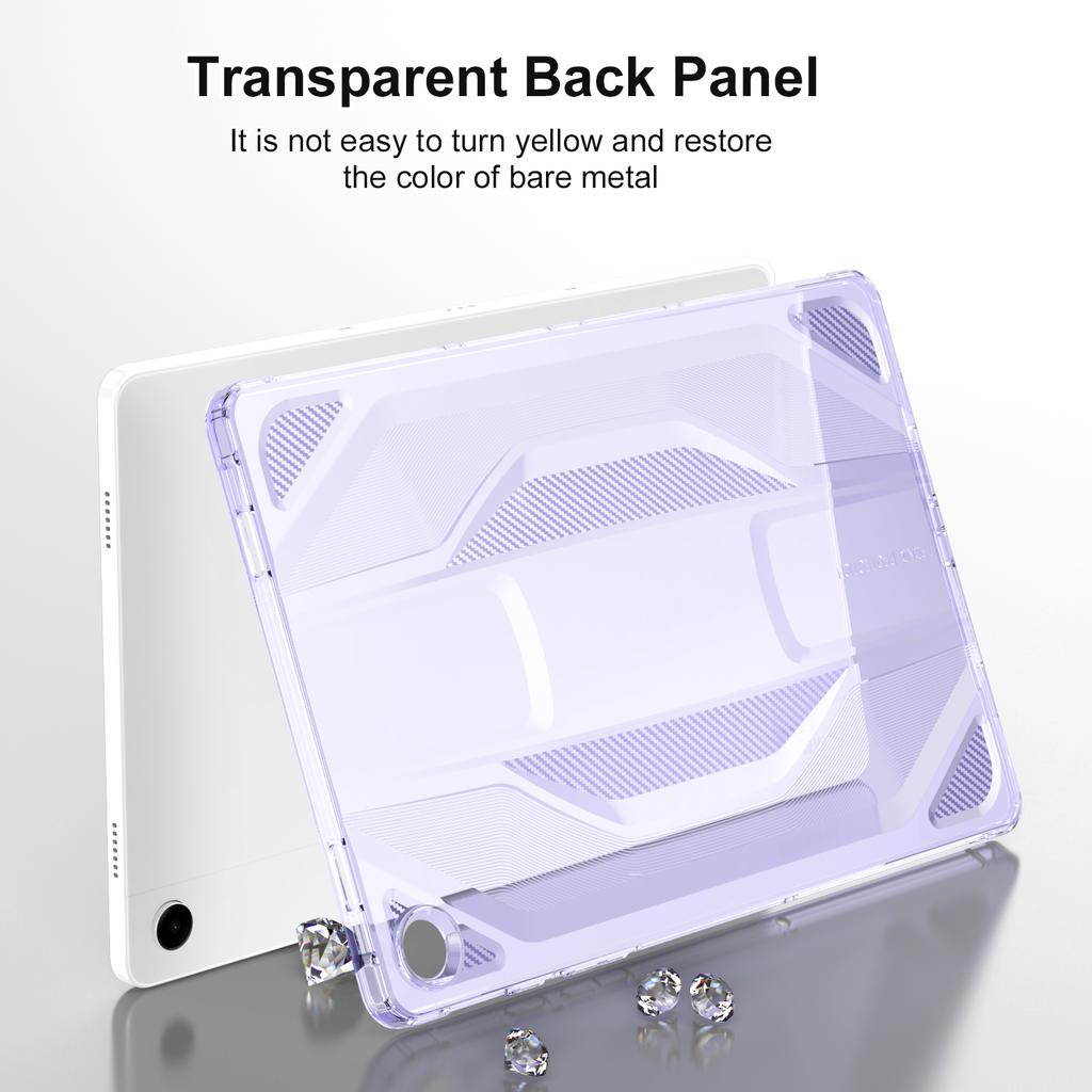 For Samsung Galaxy Tab A9+ Case Anti Drop Clear TPU Tablet Cover