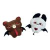 Adorable Devil Bat & Ghost Bear Plush Keychain Pendant