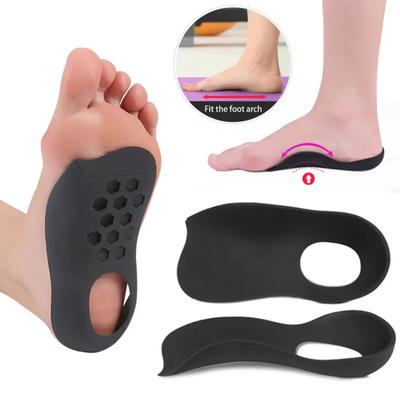 1 Pair Arch Support Insoles Shock Absorption Orthopedic Flatfoot Pad Comfort Ankle Stabilization Corrective Support Universal Foot Pad for Sports