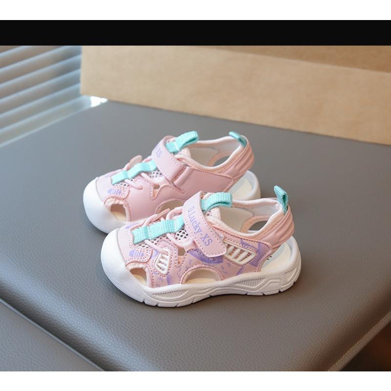 Summer new baby toddler sandals girls bag head sandals soft sole boys beach sandals