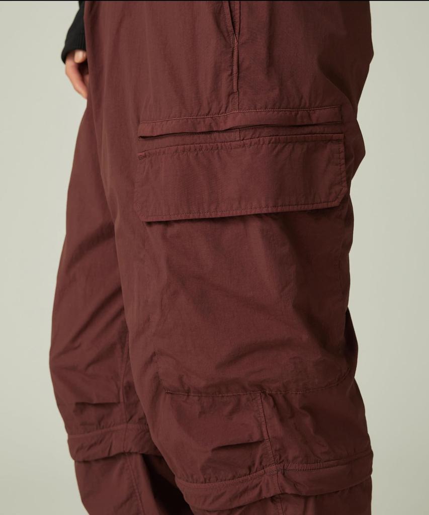 Snow Peak Garment Dyed Convertible Pants and Medium PA-25AU002, Men's Women's, Brown,
