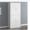 Metal Double-Section Office Archive Cabinet