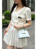 Women's 2025 New Genuine Leather Diamond Chain Handbag - Versatile Women's Shoulder Crossbody Bag