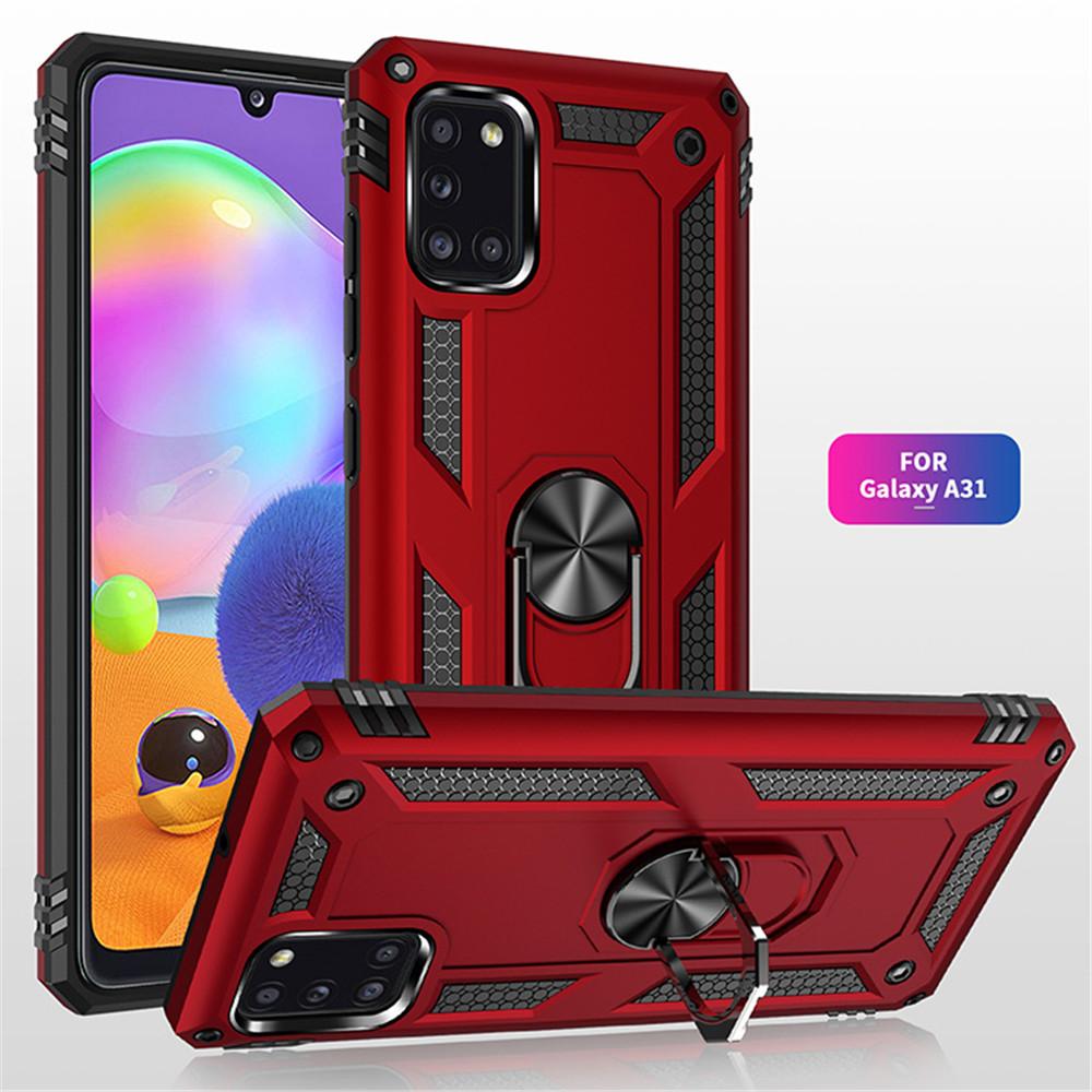 Luxury Armor Shockproof Case For Samsung Galaxy A31 A51 5G A71 5G Coque Ring Holder Magnet Cover For Samsung A 31 51 71 5G Funda