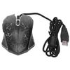 Mouse Wired Colorful Glowing Gaming USB Ultra Accuracy Internet Computer Accessories(Black )