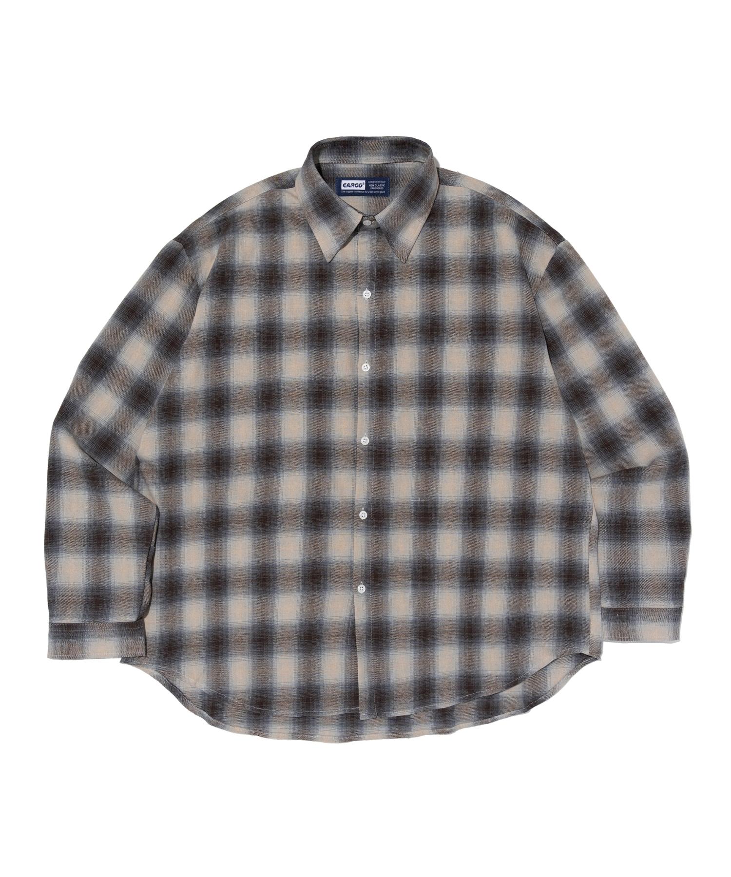 Cargo Bros Vintage Tartan Check Shirt (Blue) Free