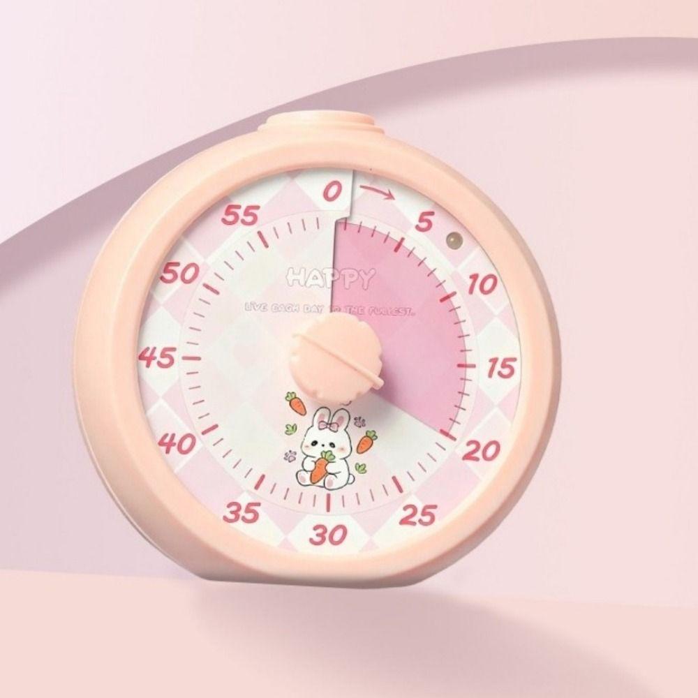 Multifunctional Visual Timer Silent Operation Kitchen Timer Countdown Alarm Clock  Study Tool