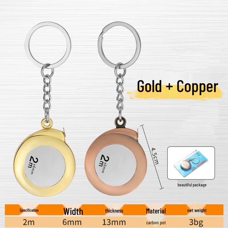 Ruletă Compactă 2M din Oțel Moale - Riglă de Buzunar Portabilă de Înaltă Precizie