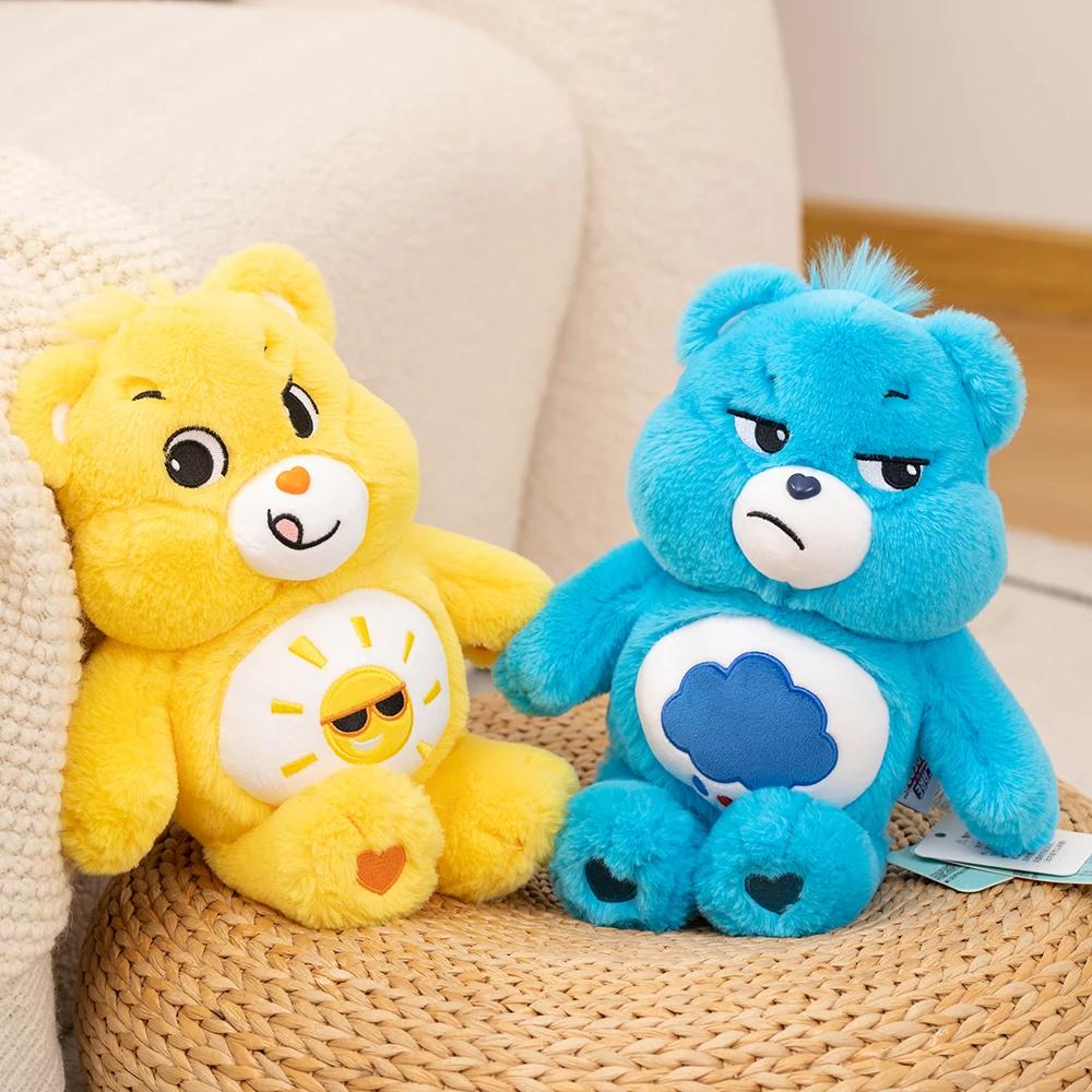 Carebears 22cm Cartoon Plush Toys Happy Sleeping Sunny Bear Soft Stuffed Dolls Home Car Decoration Toys Gift